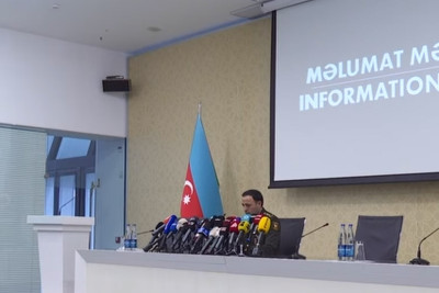 Müdafiə Nazirliyi brifinq keçirib - VİDEO