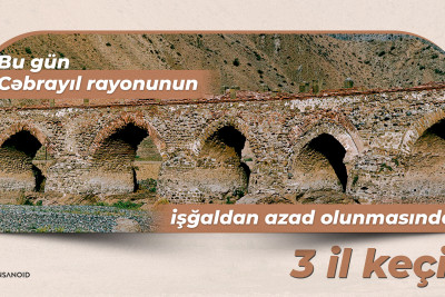 Bu gün Cəbrayıl rayonunun işğaldan azad olunmasından 3 il keçir
