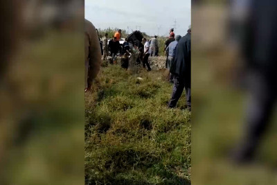 İçərisində qadınların olduğu “Porsche” aşıb - VİDEO