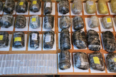 Ölkə ərazisinə külli miqdarda narkotik vasitə qaçaqmalçılığının qarşısı alınıb