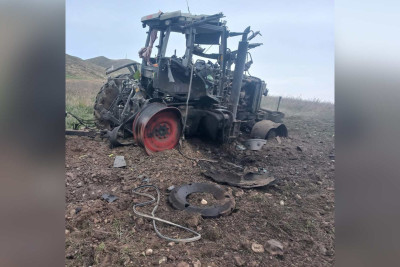 Tərtərdə traktorçu minaya düşüb, bir qolu amputasiya olunub