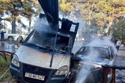 Şəmkirdə yol qəzası baş verib
