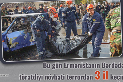 Bu gün Ermənistanın Bərdədə törətdiyi növbəti terrordan 3 il keçir