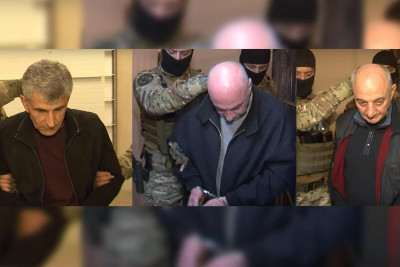 DTX: Arkadi Qukasyan, Bako Sahakyan və Davit İşxanyanın saxlanma anı - VİDEO