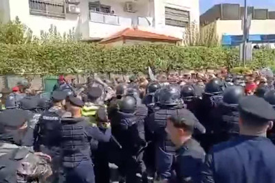İsrailin İordaniyadakı səfirliyinin qarşısında aksiya keçirilir