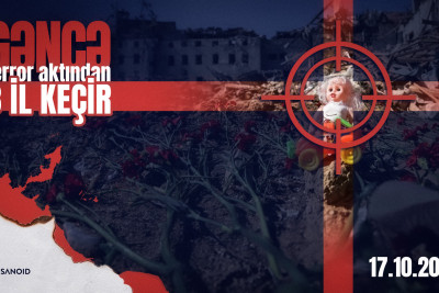 Ermənilərin Gəncədə törətdiyi terror aktından 3 il keçir