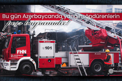 Bu gün Azərbaycanda yanğınsöndürənlərin peşə bayramıdır