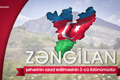 Bu gün Zəngilan şəhərinin azad edilməsinin 3-cü ildönümüdür