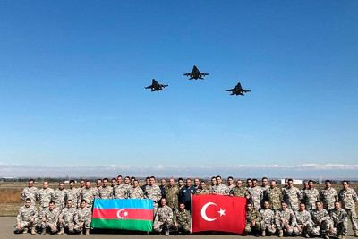 Türkiyənin F-16 təyyarələri Azərbaycana gətirilib