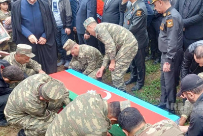 Lənkəranda şəhid Yusif Xəlilovla vida mərasimi keçirilib