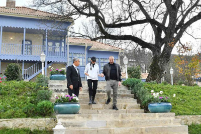 Prezident və birinci xanım Şuşada “Yasəmən” hotelinin açılışında iştirak ediblər