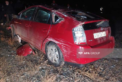 Hacıqabulda “Prius” aşıb