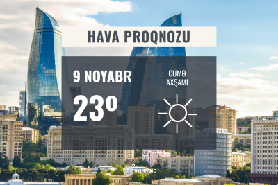 Sabah hava yağmursuz olacaq
