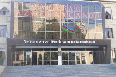 Şuşa şəhər 1 nömrəli tam orta məktəbin açılışı olub