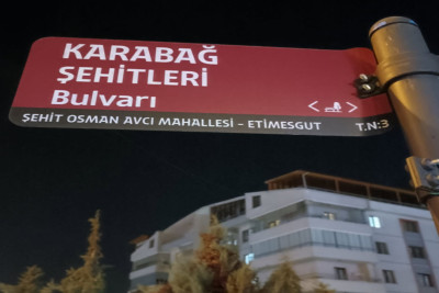 Ankarada küçələrdən biri “Qarabağ Şəhidləri Bulvarı” adlandırılıb