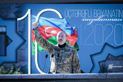 10 noyabr - Üçtərəfli Bəyanatın imzalandığı gün