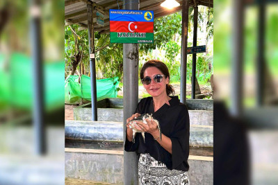 Şri-Lankadakı sığınacaqda “Qarabağ Azərbaycandır” lövhəsi asılıb