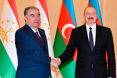 Azərbaycan və Tacikistan prezidentlərinin görüşü olub
