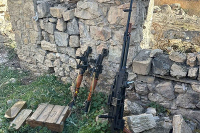 Qubadlıda silah-sursat aşkarlanıb