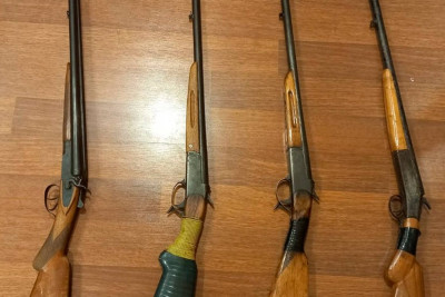 Samux sakinlərindən qanunsuz silahlar götürülüb