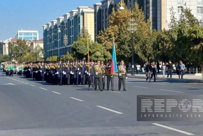 Naxçıvanda hərbi yürüş keçirilib