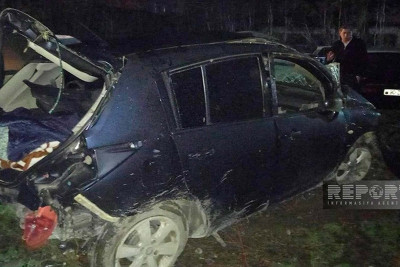 Ödənişli yolda qəza olub, bir nəfər ölüb