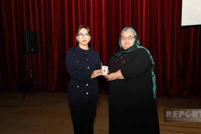 Neftçalada şəhid zabitin xatirəsinə həsr olunan kitab və film təqdim edilib