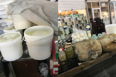 Bakıda bazarda süd və süd məhsullarının satışı dayandırılıb