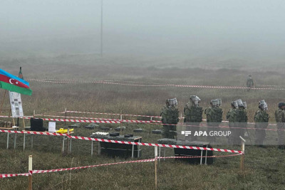 “Ohanyan xətti”nin keçdiyi Tərtər - Ağdərə yolu minalardan təmizlənir - FOTO