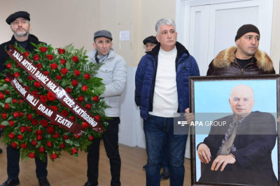 Xalq artisti Ramiz Məliklə vida mərasimi keçirilib - FOTO