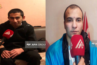 Aqşin Bəbirov və  Hüseyn Axundov ailələrinə qovuşublar