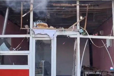 Dönərxanada qaz sızmasından partlayış olub - FOTO