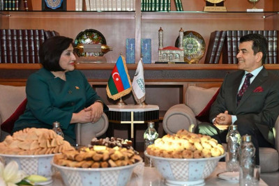 Sahibə Qafarova ICESCO-nun Baş direktoru ilə görüşüb