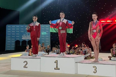 Azərbaycan gimnastları 6 qızıl, 1 gümüş medal qazanıblar
