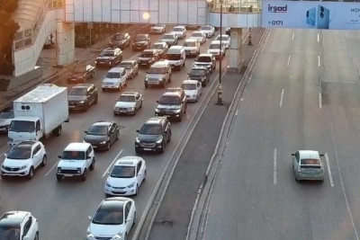 Bakının bir sıra yollarında tıxac yaranıb