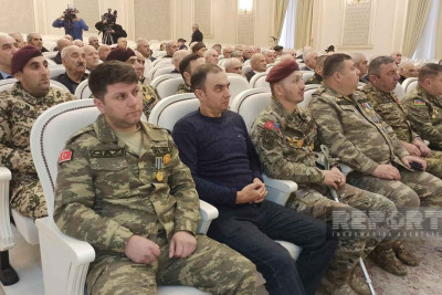 Sumqayıtda veteranlarla görüş keçirilib
