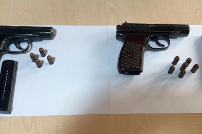 Şəmkirdə “Makarov” gəzdirən şəxslər tutulublar – FOTO