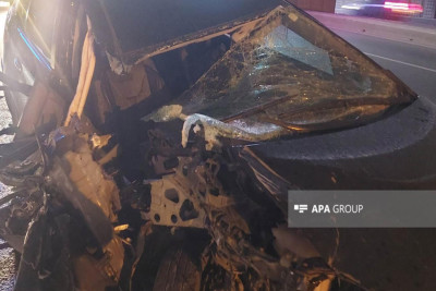 Ağdaşda “VAZ” “Honda” ilə toqquşub