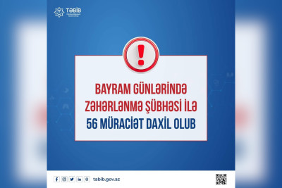 Bayram günlərində bir nəfər zəhərlənərək ölüb