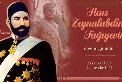Bu gün xeyriyyəçi Hacı Zeynalabdin Tağıyevin doğum günüdür