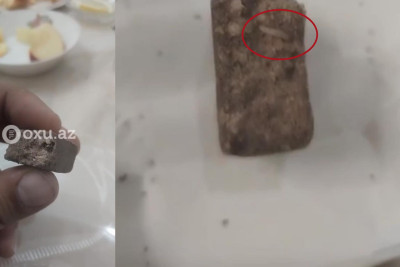 Konfetdən qurd çıxıb
