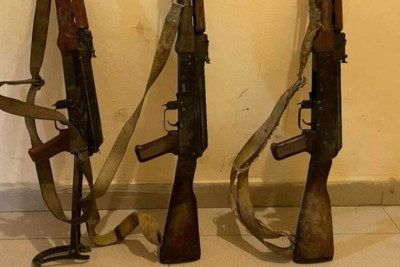 DİN: Xankəndidə 17 avtomat, 10 tüfəng və 11 qumbara aşkarlanıb