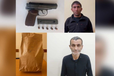 Ağcabədi sakinləri narkotik və silah-sursata görə tutulublar