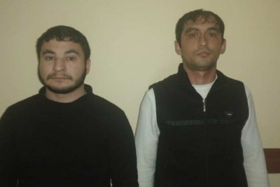 Goranboyda mağazadan oğurluq edən maskalı şəxslər saxlanılıblar
