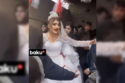 Gənc qızın zorla ərə verilməsi ilə bağlı video yayılıb - VİDEO