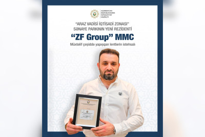 Nazir: "Araz Vadisi İqtisadi Zonası"nda daha bir şirkətə rezident statusu verilib