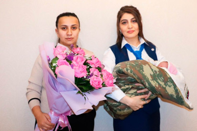 Şəhidin Mələk adlı qızı dünyaya gəlib