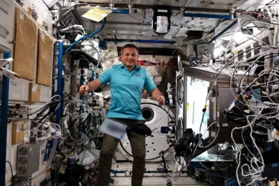 Türkiyənin ilk kosmonavtı Yerə qayıdır - FOTO