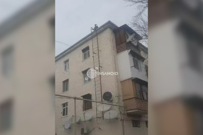 Mingəçevirdə bir nəfər intihara cəhd edib - VİDEO