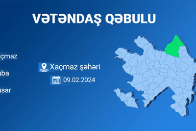 Rəşad Nəbiyev Xaçmazda vətəndaşları qəbul edəcək